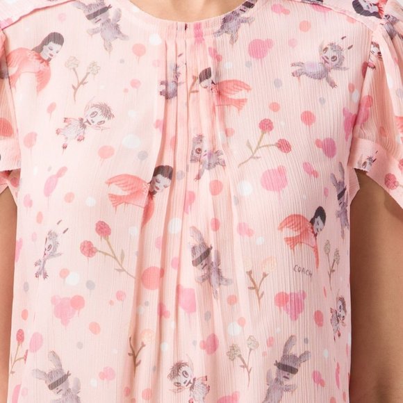 Coach RARE Gary Baseman Cartoon Covered Dress - Picture 6 of 15